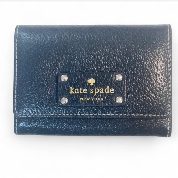 Kate Spade NY Black Leather Wallet - Picture 1 of 7